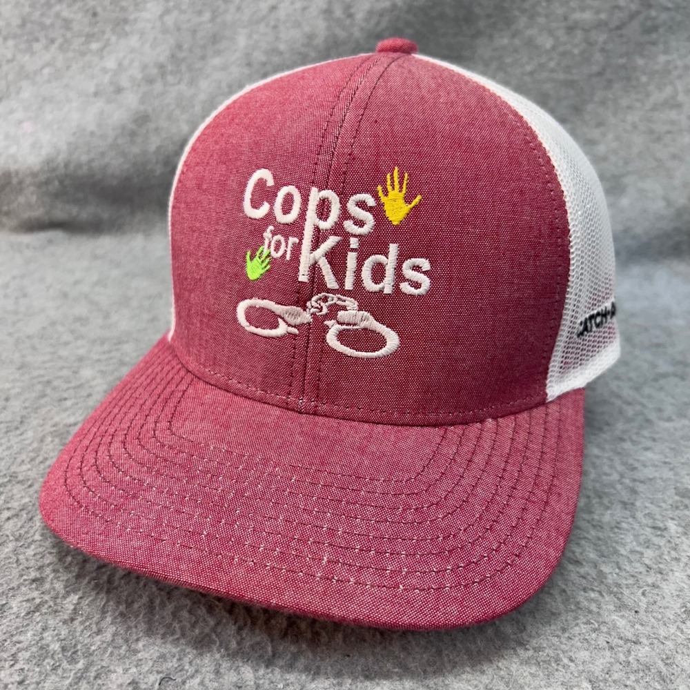 Cops for Kids Unisex Red Outdoor Cap Trucker Hat LFCR Dream Foundation OSFM